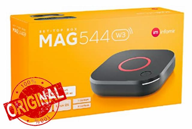 GOOFY TURTLE 2023 Genuine Mag 544W3 4K Linux 4.9 Box 1GB DDR4 RAM - Built-in Dual 2.4G/5G WiFi - Replacement for mag 524w3 and 424W3