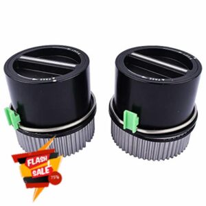 Pair 2 Locking Hubs 4WD Manual Replacement for 2000-2005 Ford Excursion