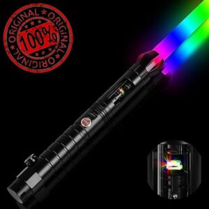 Adawlert Xenopixel Lightsaber Crystal Smooth Swing Heavy Duty Dueling Light Saber Strip LED Pixel Saber Blade Aluminum Hilt FX Sword Motion Control with 34 Set Sound Fonts