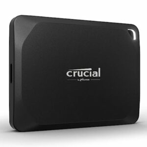 Crucial X10 Pro 4TB Portable SSD - Up to 2100MB/s read and 2000MB/s write - PC and Mac