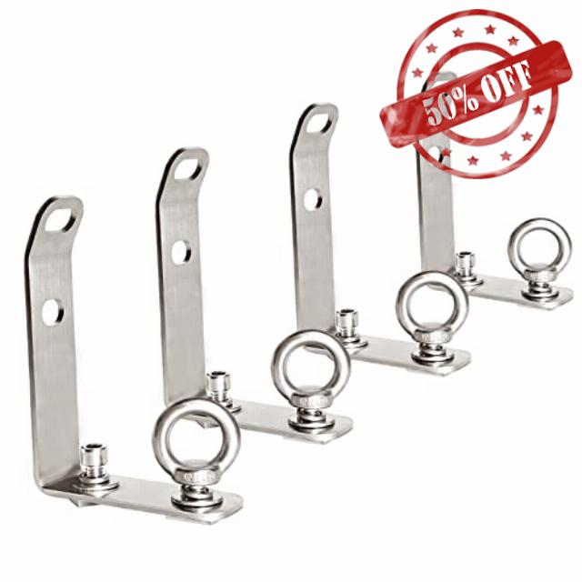SUYING Load Stops Replacement T-Slot Truck Cross Bar (4 Pack) 304 Stainless Steel Material Quality for Ladder Firewood Skis Snowboard Kayak Rooftop Racks