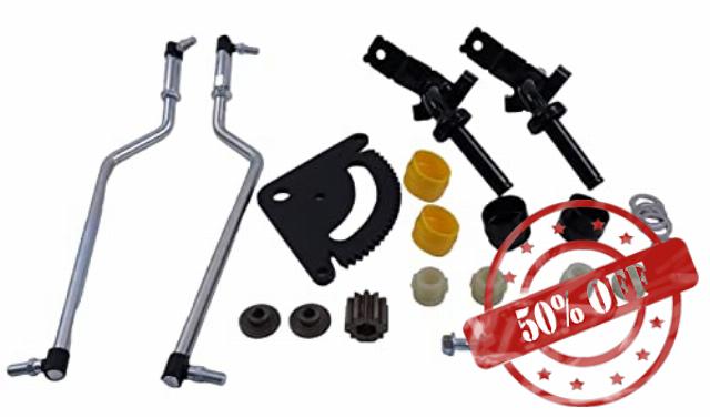 Solarhome Steering Wheel Drag Link Spindle Gear Kit GY21250 GY21251 M128102 M143338 Compatible with John Deere LA130 LA135 LA140 LA150