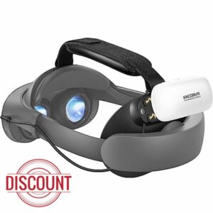 KKCOBVR Battery Pack Head Strap with 10000mAh Compatible with Meta Quest Pro Accessories Charging&nbsp;Dock Increase the Use Time by 2-3H