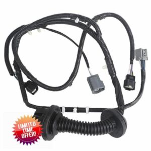Rear Passenger RH Side Door Jumper Wire Harness Assembly Fits for 2009-2014 Ford F150 Crew Cab Replaces# AL3T-14632-DD