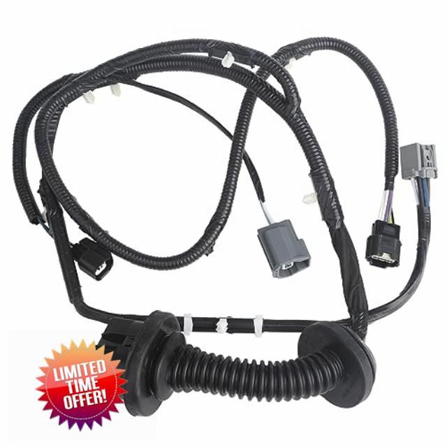 Rear Passenger RH Side Door Jumper Wire Harness Assembly Fits for 2009-2014 Ford F150 Crew Cab Replaces# AL3T-14632-DD