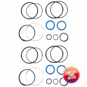 ATQUALOD 4.0"Bore x 1.75" Rod Cylinde Log Splitter Cylinder Rebuild Seal Kit(Set of 2)
