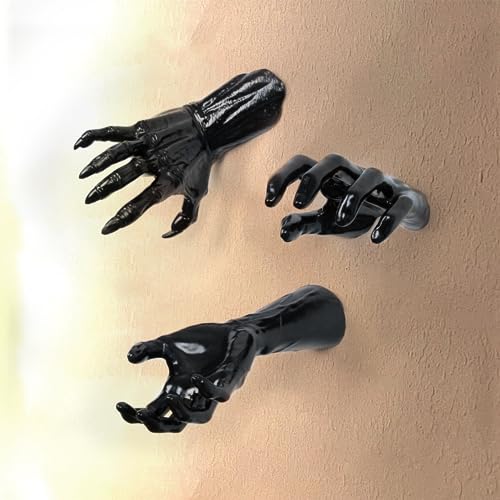 Pack of 3 Wall Mounted Creepy Reaching Hands