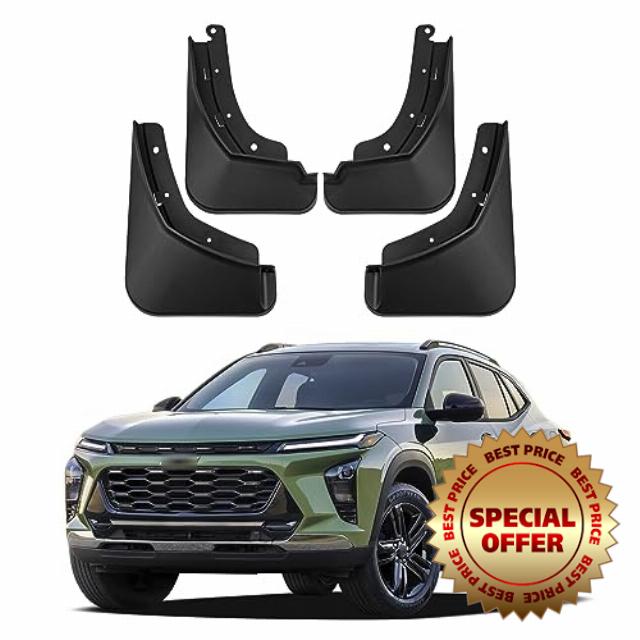 for 2024 Chevy Chevrolet Trax Accessories Mud Flap Splash Guard Fender Exterior Accessories Mud Guard 4pcs for Chevy Chevrolet Trax Mud Flap