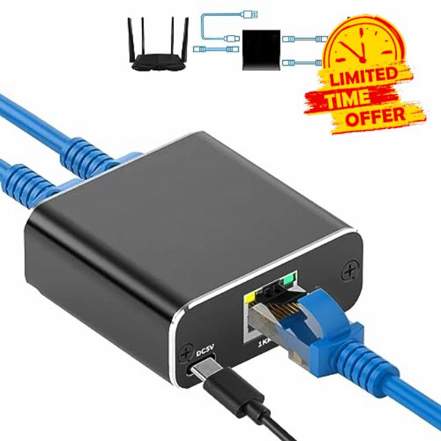 Gigabit RJ45 Network Splitter