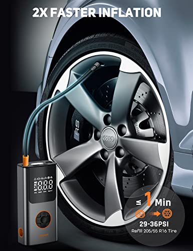 VEAPOOT 12V 150PSI Cordless Digital tire inflator with Pressure Gauge Tires