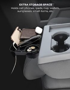 Jump Seat Console Storage Organizer Cup Holder