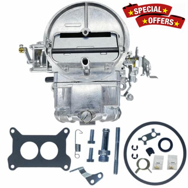 RoyalAir 0-4412S 500CFM Carburetor Compatible with GMC CJ5 CJ7 F100 Replacement for 2300 500 CFM 2 Barrel with Manual Choke Carburetor Replace to Holley 2300 model carburetors