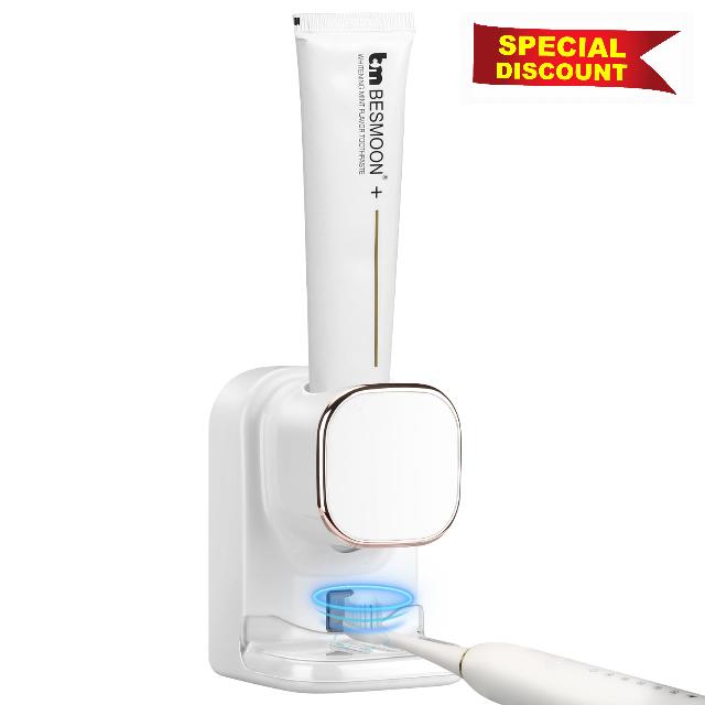 Automatic Toothpaste Dispenser Toothpaste Dispenser for Kids Electric Toothpaste Dispenser Wall Mounted for Bathroom