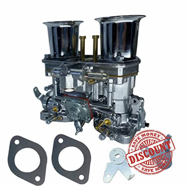 RoyalAir 2 Barrel Carburetor Carb Replacement for Bug Volkswagen Beetle Fiat Replacement for Weber 40 IDF (44 IDF)