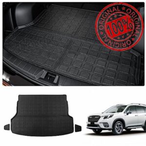 Thinzyou Fit 2019-2023 Subaru Forester Trunk Mat Cargo Liner Trunk Liner TPE All Weather Cargo Mat 2022 Forester Accessories (Trunk Mat)