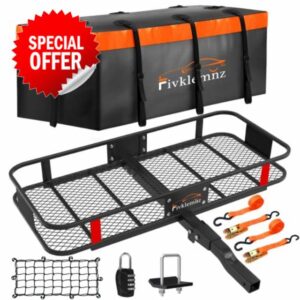 FIVKLEMNZ Foldable Hitch Cargo Carrier