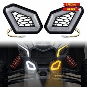 SAUTVS LED Front Accent Light for Can-Am Maverick X3