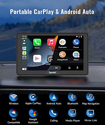 Spedal NaviCam-786 Car Screen Apple CarPlay Dash Mount