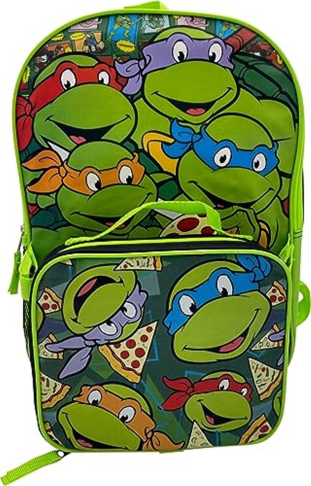 Fast Forward Kid's Licensed 15" Backpack With Lunch Box Combo Set