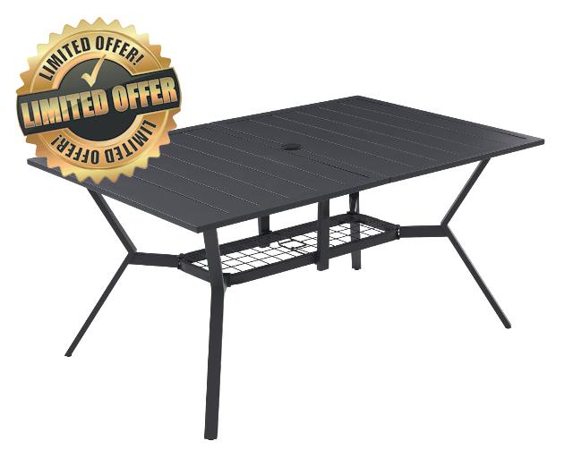 DIFY Rectangle Outdoor Dining Table for 6