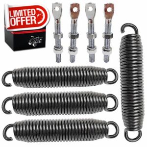 JINFANNIBI 4Pc Snow Plow Trip Spring with Eyebolts Kit for Meyer Snowplow 07017 Western 90493 Meyer 09124
