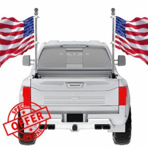 Universal Pickup Truck Flagpole Mount in Bed