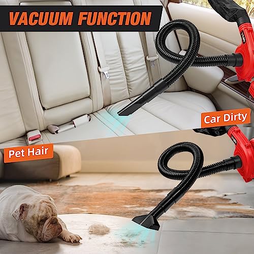2-in-1 Handle Electric Blower and Vacuum Cleaner(Battery Not Included)