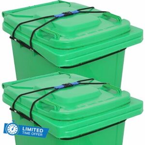 SANJHFF 2 Pcs Trash Can Lock