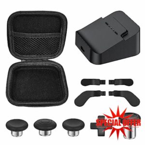 AOJAKI Complete Component Pack for Xbox Elite Controller Series 2-Accessories Includes 4 Thumbsticks