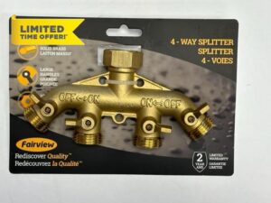 Fairview 4 Way Splitter