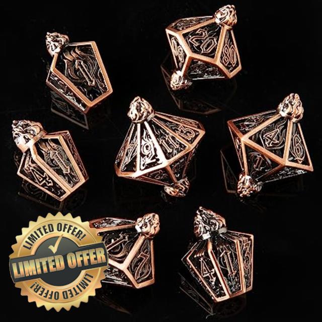 Metal DND Dice Set