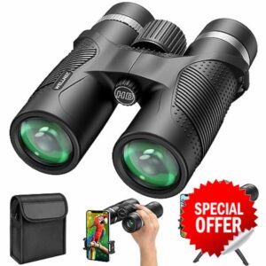 12x42 Binoculars for Adults High Powered with Upgraded Phone Adapter