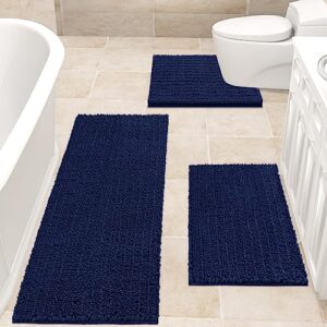 Non Slip Chenille Toilet Mat