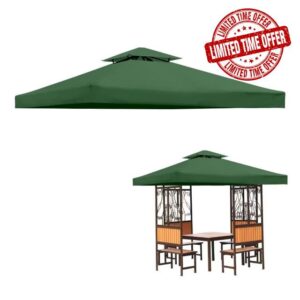 perixir Gazebo Canopy Top Replacement Cover 117"x117"
