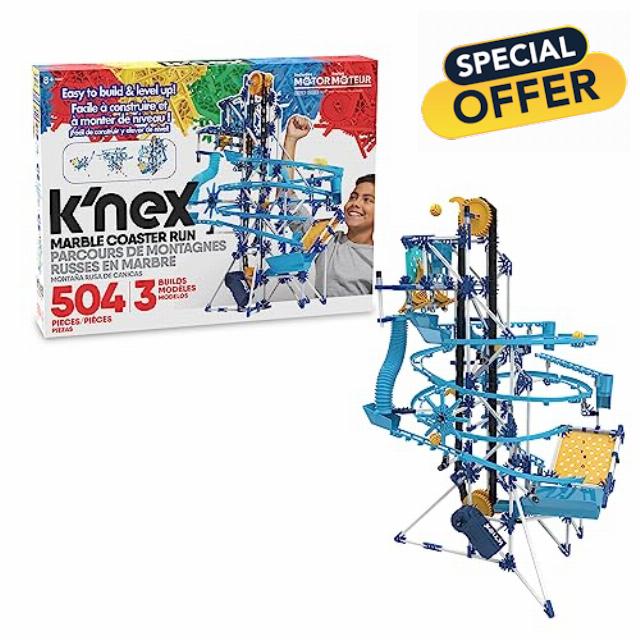 K'NEX | Marble Run Building Set | Motorised Construction Toys for Sensory Play