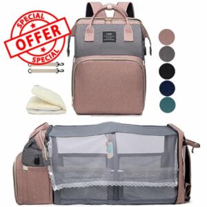 houscly Diaper Bag Backpack with Changing Station