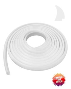 RV Window Seal Strip 1/2'' x 1/4'' Rubber Weather Stripping Seal RV Stationary Window Glass Edge Seal Silicone Rubber Window Seal Strip for RV Boat Truck Automotive