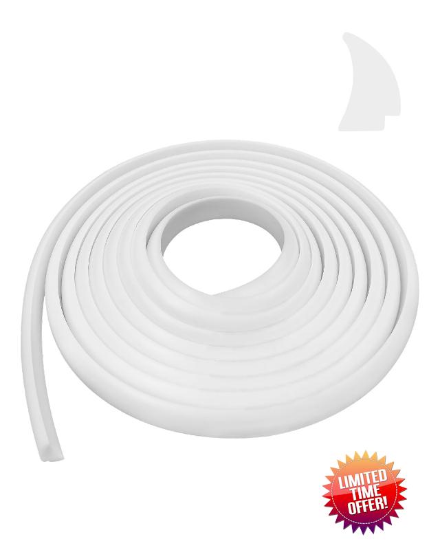 RV Window Seal Strip 1/2'' x 1/4'' Rubber Weather Stripping Seal RV Stationary Window Glass Edge Seal Silicone Rubber Window Seal Strip for RV Boat Truck Automotive