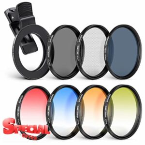 NEEWER 67mm Clip On Filters Kit for Phone & Camera