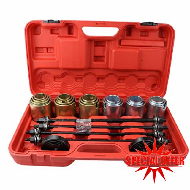 FEXON Pull and Press Sleeve Kit Bushing Bearings and Seals Removal Installation Kit Compatible with Cars LCV and HGV Engines 26 PCS