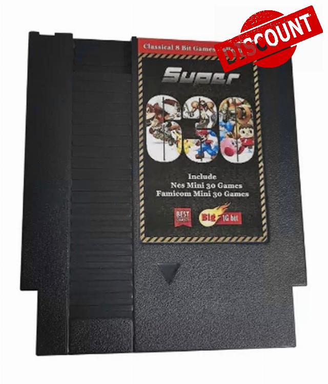 630 in 1 Classic Collection - NES Mini and Famicom Mini Games + 600 Classic NES Multicart Game Cartridge for 8 bit 72 pin