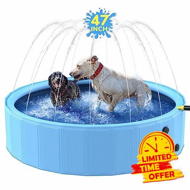 Bilibara 47'' Foldable Dog Pool