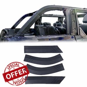 JHD-TOGO for Bronco Roll Bar Cover Protectors for Ford Bronco 2021 2022 2023 4 Door Accessories