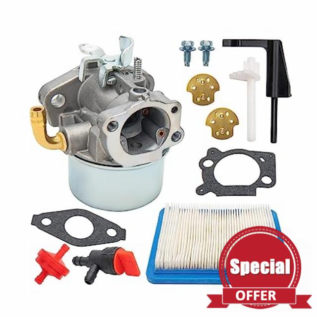 Kacarber 24B-424M711 Carburetor For Troy-Bilt CS4325 CS4265 CS496 24A-204B063 24B-424M766 24A-452H729 24A-424B766 Chipper Shredder Vacuum with Model 120212 OHV Engine