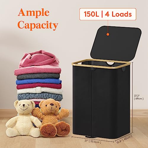 Large Foldable Laundry Hamper for Bedroom