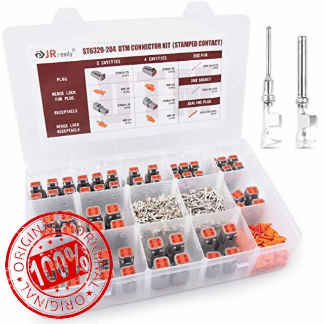 JRready ST6329-204 Deutsch Connector Kit (2Pin 16Sets