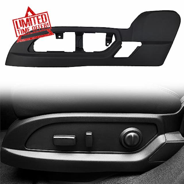 DIMEANI Driver Seat Switch Bezel Seat Track Cover Trim Compatible with 2009-2017 Buick Enclave