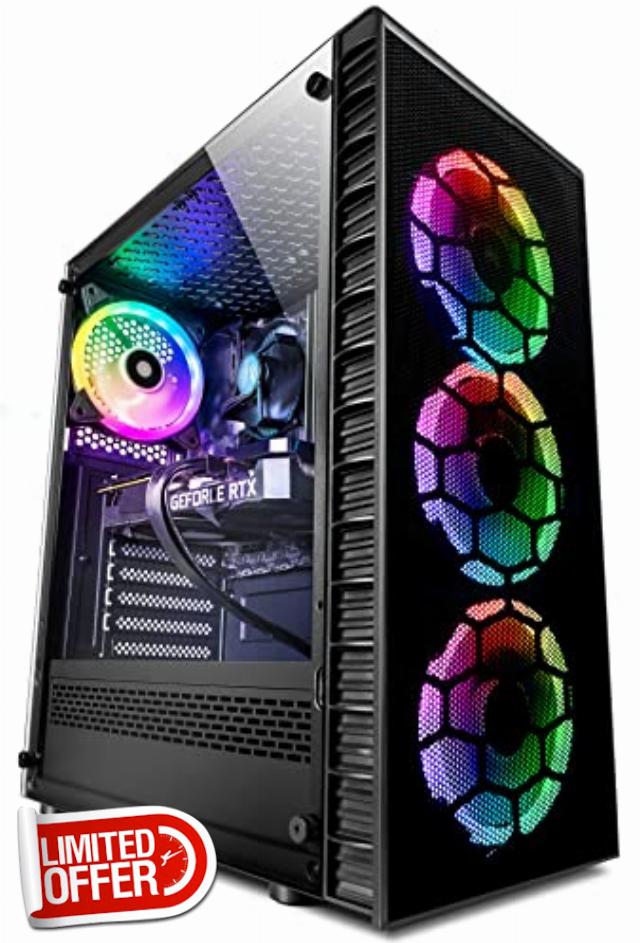 Vibox V-123 Gaming PC - AMD Ryzen 5 4500 Processor - Nvidia RTX 4060 Ti 8GB Graphics Card - 16GB RAM - 1TB SSD - Windows 11 - WiFi