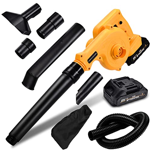2in1 Electric Cordless Sweeper/Vacuum with Bag for Blowing Leaf