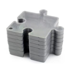 Buzzled - Puzzle Piece Sorter Trays -1000 to 1500 Pieces - 6 Trays -8"x8" - Puzzle Organizers and Storage for Kids - Puzzle Sorting Trays - Puzzle Organizer - Puzzle Sorter Trays Stackable